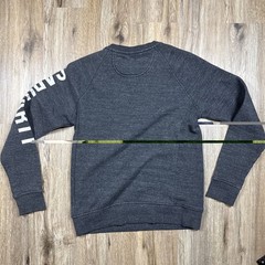 Carhartt Womens XS 0/2 Black Crewneck Sweatshirt Logo Sleeve Relaxed Fit