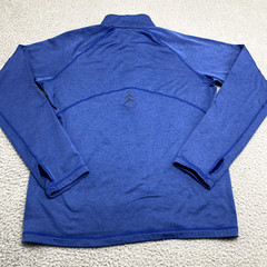 REI Pullover Womens Medium Blue 1/2 Zip Lightweight Stretch Outdoor Sweatshirt