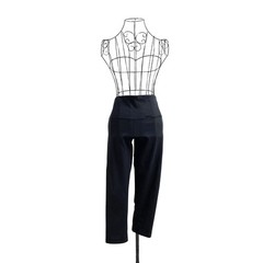 Women’s Black Capri Leggings 90 Degree By Reflex Medium Boho Bohemian Fitness