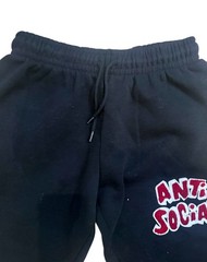 Anti Social Black Woman Teen Popular Jogger Sweatpants Size S