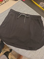 Member’s Mark Women’s Moisture Wick Woven Trek Black Skort Pockets Sz Medium