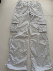 Lululemon Dance Studio Relaxed Fit Mid-Rise Cargo Pant Small White