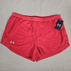 NEW Under Armour Women’s Red Fly By 2.0 Loose Fit Running Gym Shorts – Large