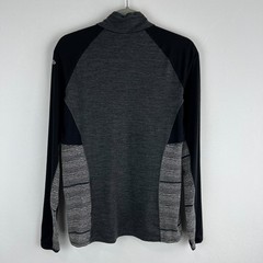 Icebreaker Merino GT Women’s Comet Long Sleeve Half Zip Gray Layer Top Size L