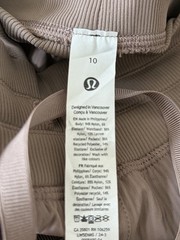 Lululemon Dance Studio Mid Rise Jogger Pants size 10 Taupetastic Full Length