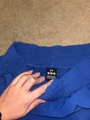 Under Armour Women’s Blue Running & Jogging Athletic Shorts Drawstring Poly M