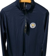 Nike Manchester City Women’s Quarter Zip Pullover Jacket Navy Blue Size Large
