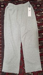 Alo Yoga Accolade Straight Leg Sweatpants Pockets Elastic Waist Gray L