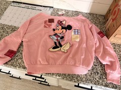 Disney Target Minnie Mouse Pink Patch Sweatshirt Women’s XL Viral NWT