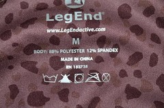 LEGEND Leggings Womens M Animal Print Yoga Active Athleisure Pockets Stretch