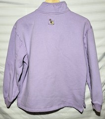 Vintage Disneyland Resort Women’s Purple 1/4 Zip Pullover Sweatshirt, Size M