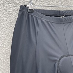 Canari Biker Shorts Women Medium M Black Pull On 8″ Padded Nylon Blend Cycling
