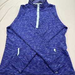 Avalanche Womens Long Sleeve Size XXL Purple 1/4 Button Pullover Light Sweater