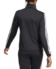 Adidas Womens Plus Size 3X Tricot 3-stripes Track Top Black/Pink – NEW