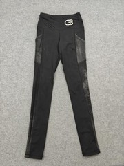 Pheel Leggings Womens Small Black Ankle Side Stripe Pockets Yoga Athletic Gym