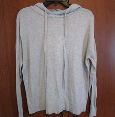 Luxury Premier Cashmere Blend Hoodie Medium Nylon Acrylic Poly Cashmere Wool B49