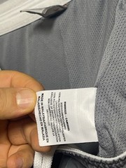 Nike Pants Women L Gray Sweat Track Joggers Lined Ankle Snap Zip Pockets Warm Up