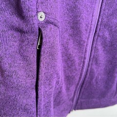 Avalanche Italian Purple Fleece Zip-Up Jacket. Size XL. NWT.