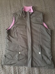 Be Inspired Womens Fall Zip Up Vest Athletic Wear Well Made