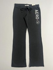 Aeropostale Aero 87 Womens Dark Gray Fit & Flare Sweat Pants XS S M L XL XXL!!