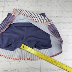 Lucky In Love Purple Striped Tennis Pickleball Skirt Skort Size Women’s XS 0-2