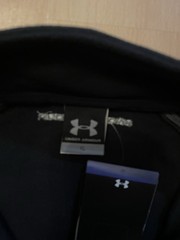 Under Armour Size XL Black Fleece 1/2 Half Zip Lightweight Jacket Pullover NWT