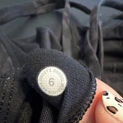 🍋LULULEMON EUC Energy Bra Longline Formation Camo Deep Coal size 6 W2BUU