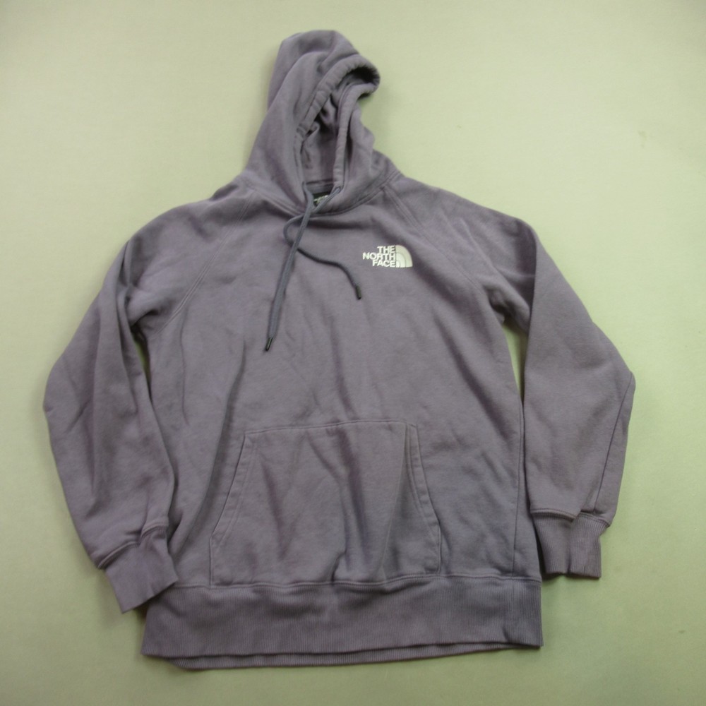 North Face Hoodie Womens Small Long Sleeve Activewear Hooded Pockets Purple