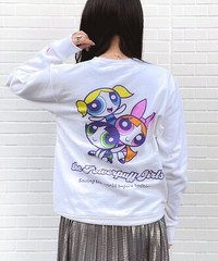 The Powerpuff Girls × Flapper Sweatshirt White Japan original New
