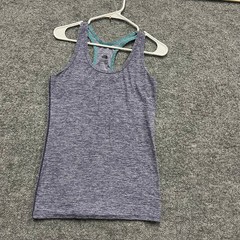 The North Face Tank Top Womens Size M Purple Heathered Racerback Athletic