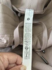 Lululemon Dance Studio Mid Rise Jogger Pants size 10 Taupetastic Full Length