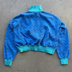 Nike Brazil Sweatshirt Womens M Blue CBF Cropped Pullover Futbol Soccer Striped
