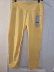 Sweaty Betty London Women’s Cheerful Yellow Super Soft Leggins Size US 12, UK XL