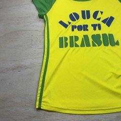 Adidas Brasil Women’s jersey Small Louca Por Ti Brazil 2013 Yellow And Green