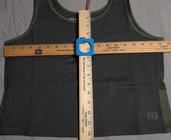 Topo Designs Womens XL All Day Trail Tank Asphalt Gray Green NWT