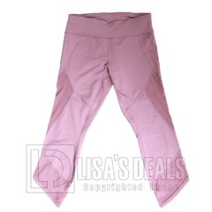 New Womens Active Life Capri Leggings Pink Black Sage M L XL XXL