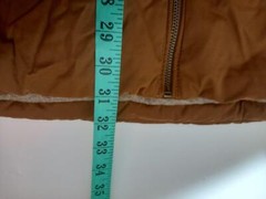 Fat Face brown Jacket 10 bronze faux fur acrylic cotton blend UK women’s size 10