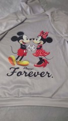 Disney Mickey Minnie Mouse Hoodie Sweatshirt Always Forever Graphic Gray 5XL