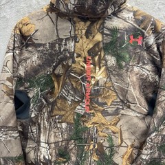 Under Armour Storm 1 Camouflage Hunting Full Zip Hooded Jacket Sherpa Womens XL