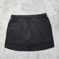 Maurices Skort Womens XL Black Soft Stretchy Rayon Blend Drawstring Pockets