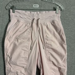 Lululemon Women’s 6 Solid Pink Lined Dance Studio Mid-Rise Jogger Pants