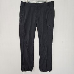 REI Cargo Pants Womens 16T Tall Black Zipper Pockets Drawstring UPF 30+ 38×34