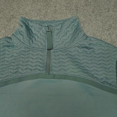 Layer 8 Hoodie Women’s XS Stormy Sea Quilted Quarter Zip New