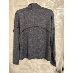 Nike Running Dri-FIT Quarter Zip Pullover Blue Heather Space Dye Womens Medium