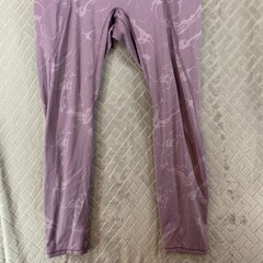 All In Motion Leggings Womens XXL Lilac Purple Marble Cropped High Rise Yoga Gym