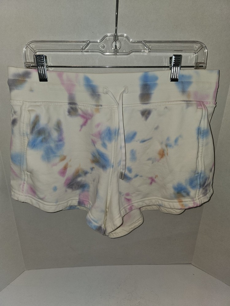 NEW Lululemon Inner Glow High Rise Short 3” Size 10 Tie Dye Pink Blue White