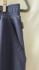 Eddie Bauer Lounge Pants Womens Small Blue Fleece Joggers Elastic Waist Pockets