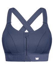 SHEFIT ULTIMATE Navy Sports Bra Size 2Luxe Supportive Fitness Activewear