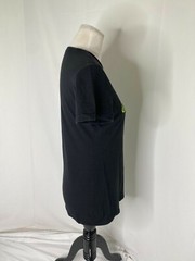 Adidas Womens Medium Shirt Black Brazil Soccer Short Sleeve Crewneck