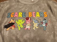 XS (0-2) Care Bears Limited Edition Scare Bears gray Marbled Sweatshirt New
